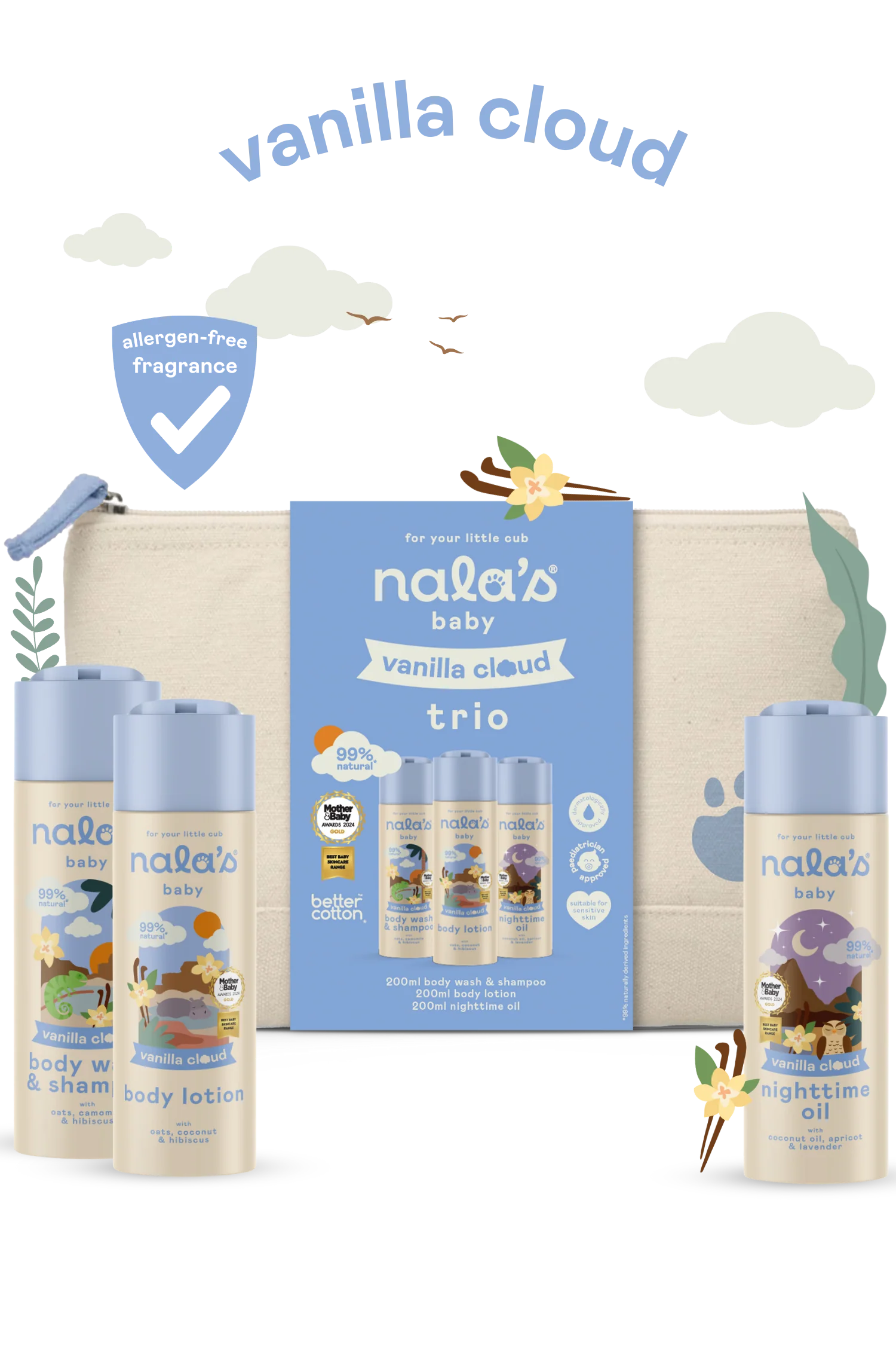 Vanilla Cloud Trio